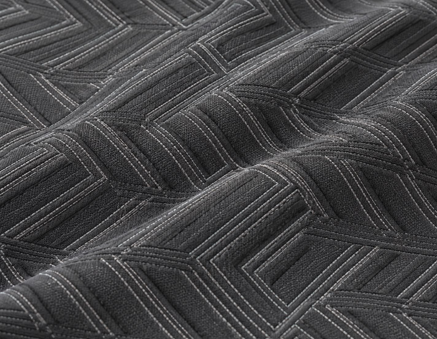 Tela para colchón jacquard rombos antracita Goldtex