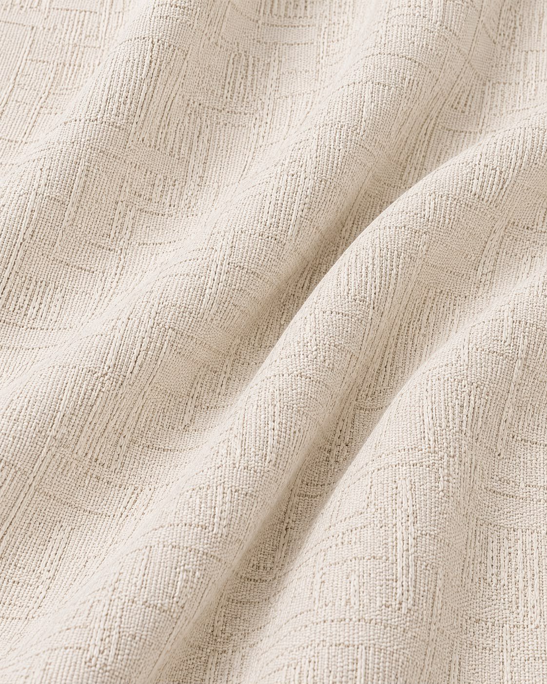 Tela visillo semitraslúcida blanco hueso para cortinas de sala Goldtex